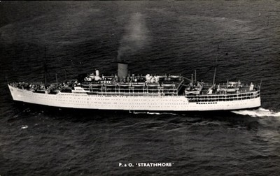 Ak Steamer Strathmore, Dampfschiff, PundO - 4543882
