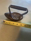 Antique flat iron Dec.5,1840 mid 19th century. M.A.B.Cook Patent. Heavy — photo 3