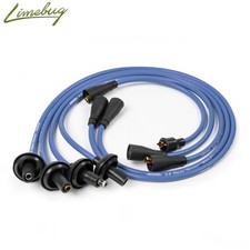 Classic Type 1 009 / 034 Pertronix Blue 8mm Flamethrower HT Ignition Leads VW