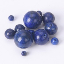 Round Artificial Lapis Lazuli Stone 4mm 6mm 8mm 10mm 12mm 14mm Loose Beads Lot