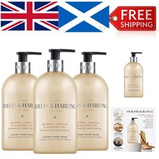 Luxurious  Hand Wash with Jojoba, Vanilla & Almond Oil - 3 x 500ml Bottles 5.10 per litre