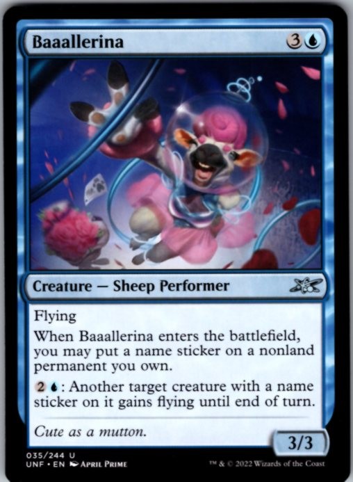 Baaallerina 35 Uncommon Unfinity Magic: The Gathering Lightly Played