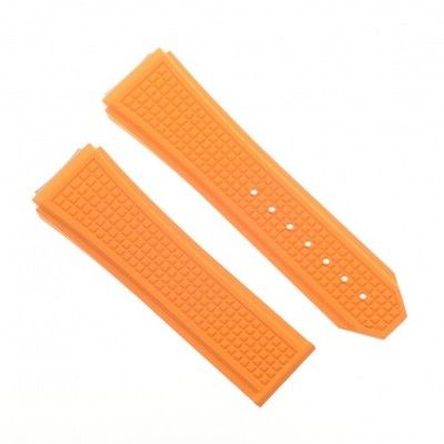 Zenith Orange Rubber Strap 23/22mm Defy El Primero 21, 95.9010.9004, 95
