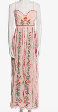 Farm Rio Sweetheart Embroidered maxi Dress