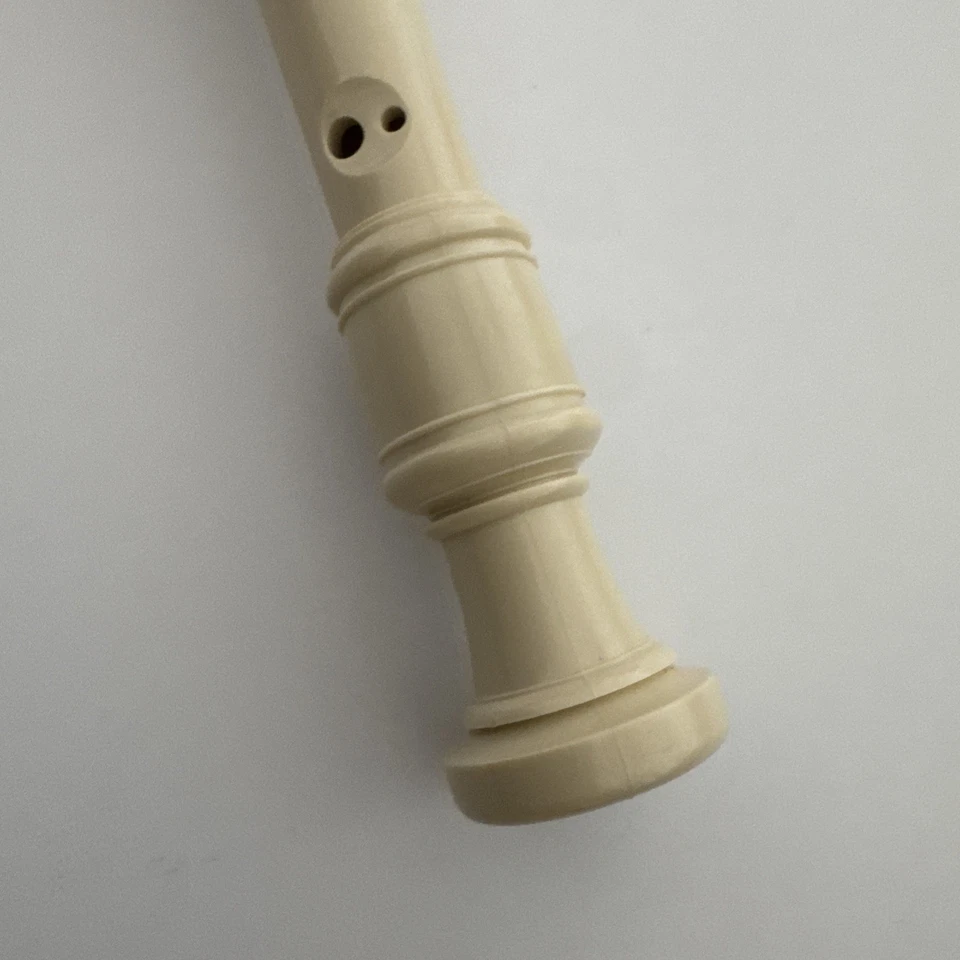 Recorder Beige Plastic Beginner Level Soprano Recorder Flute - Image 4 of 4
