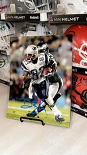 NFL DEION BRANCH Auto NEW ENGLAND PATRIOTS 8x10 Photo COA Super Bowl XXXIX MVP