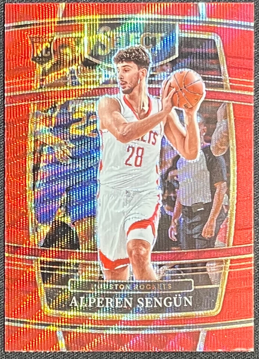 2021-22 Panini Select - Concourse Alperen Sengun #19 Red Wave Prizm (RC)