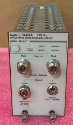 Agilent 83494A 10 Gb/s Single-Mode Clock Recovery Plug-In Module OEM Tested