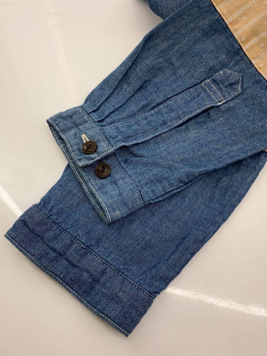 visvim / 14AW/KERCHIEF BORDER TUNIC CHAMBRAY/3/コットン/IDG/0114205007010 visvim 14AW/KERCHIEF BORDER TUNIC CHAMBRAY/3/Cotton/IDG