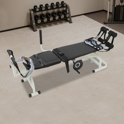 Multi-function Cervical Traction Device Back/Neck Stretcher Lumbar Stretch Bench