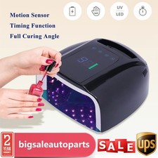 96W Professional Cordless Nail Gel Curing Dryer UV LED Nail Lamp Rechargeable