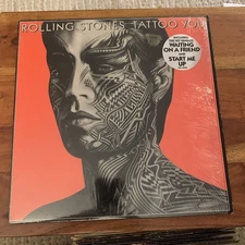 THE ROLLING STONES TATTOO YOU Shrink Hype 1981 VINYL Record LP COC 16052 EX/VG+