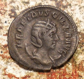 Herennia Etruscilla; Roma AR Antoninianus 23 mm 3 80 g PVDICITIA AVG