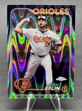 2024 Topps Chrome Update Series - Zach Eflin #USC10 RayWave Refractor Parallel