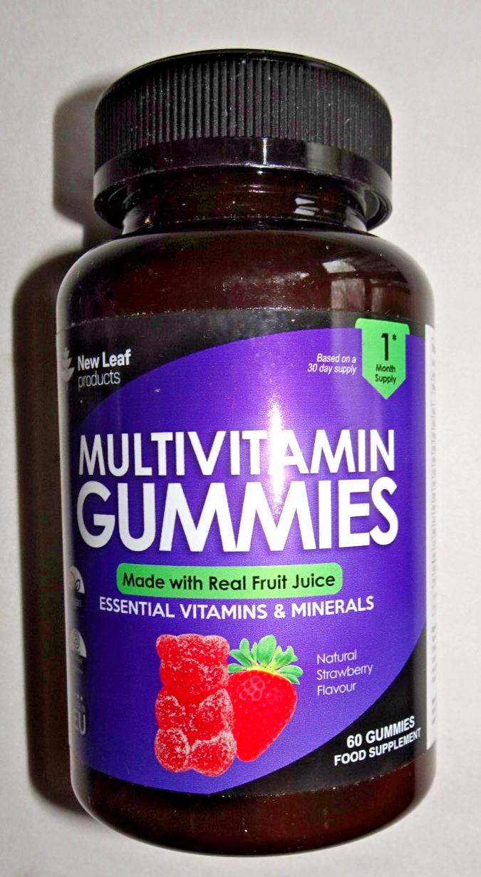 New Leaf - Multivitamin Gummies For Adults - 60 Gummies - Exp 07/2027