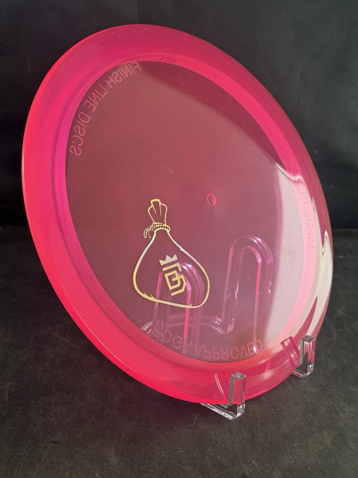 Finish Line Discs Drew Gibson | Composite Era Disc Golf Driver Pink 175g 9++/10 - Image 2 of 4