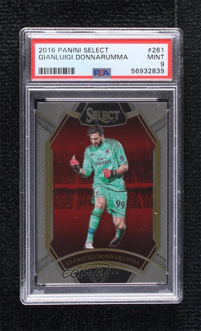 2016-17 Panini Select Field Level Gianluigi Donnarumma #261 PSA 9 MINT 00e8