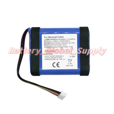 For C196G1-3 Marshall Tufton Bluetooth Speaker Battery 10.8V 5200 mAh 1 PCS NEW