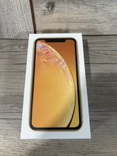 Apple iPhone XR Yellow 128GB Empty Box Only with Inserts No Phone