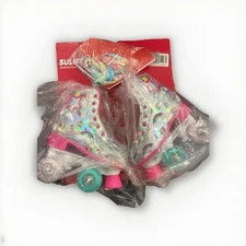 SULIFEEL Girls Inline Roller Skates Size US J 13
