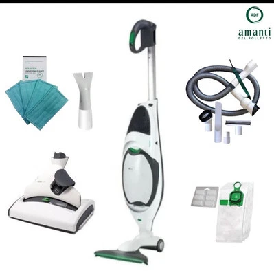Vorwerk Folletto VK150 Staubsauger Vertikal Mit Beutel 900 W HEPA Weiß - Bild 1 von 3