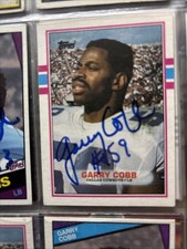 GARRY COBB DALLAS COWBOYS 1989 TOPPS #393 USC AUTOGRAPHED CARD  AUTO
