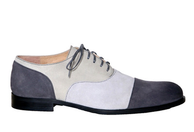Girotti Men's Sz. 13 Handcrafted Suede Oxfords Cap-Toe Dress-Casual Shoes, Italy