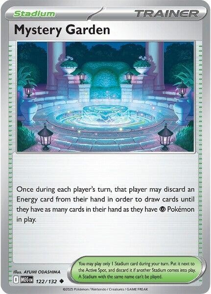 Mystery Garden Uncommon ME01: Mega Evolution 122/132 NM