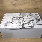 Williams Sonoma Stainless Steel Thermo-Clad 10 Piece Cookware Set New 