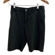 Nike Golf Shorts Kids Medium Black Performance Adjustable Waist 452602-010