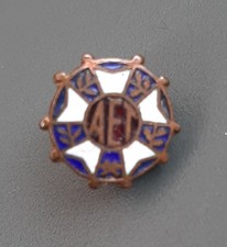 Insigne Miniature à vis AET Anciens Enfants de Troupe émail DRAGO ORIGINAL BADGE