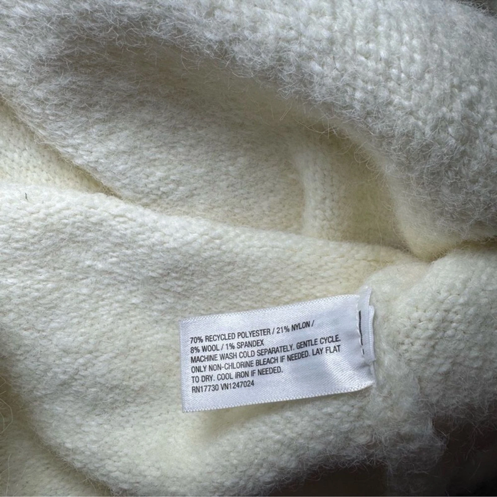 OFF WHITE Maxi abito smanicato elegante accogliente Future Collective bianco sporco taglia XL nuovo con etichette