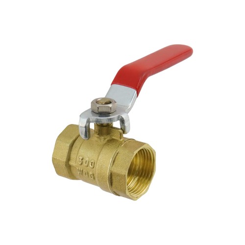 Brass Ball Valve Shut Off Switch 3/4 Inch Female To Female Plumbing Fitting