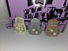 VTG Mini Wood Door Harp MAGNET Music Folk Art...