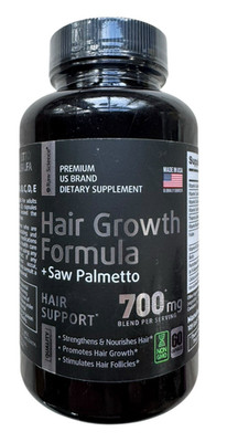 Raw Science Hair Growth Formula Capsules - 700mg - 60 Count - Ex: 5/27