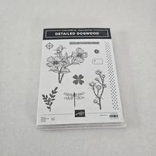 Stampin Up Detailed Dogwood Cling Stamp Set