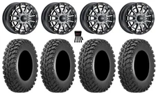 ITP SD10 Bdlk 15x6.5 Wheels GM 32" Cross Trail Tires Can-Am Maverick R