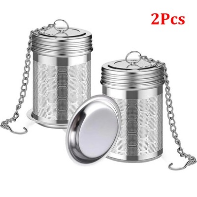 2X Tea Infuser for Loose Tea, Extra Fine Mesh Tea Strainers Teapot Cups，US