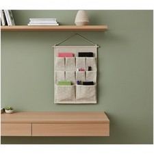 Sac de Rangement Mural En Tissu Design Japonais Pochette de Rangement À