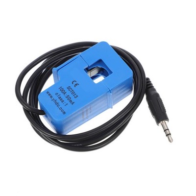 2 Stück SCT-013-000 Nicht-invasiver AC-Stromsensor Split Core 100A