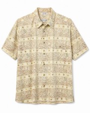 Pierre Cardin Vintage Men s Short Sleeve Button Up Hawaiian Style Shirt SZ Large