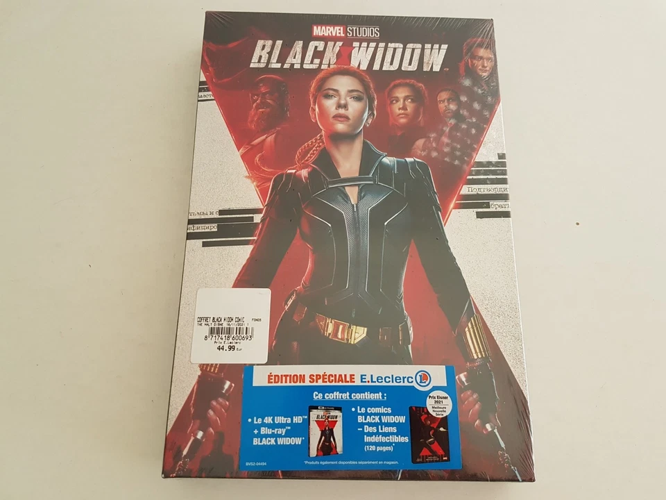 Coffret 4K Ultra HD + Blu-ray + Comics Neuf Black Widow Édition Spéciale - Photo 1/4
