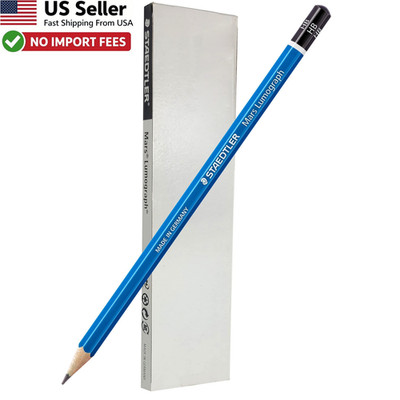 Staedtler Mars Lumograph HB Graphite Art Drawing Pencils 6 Pack Artist Sketching