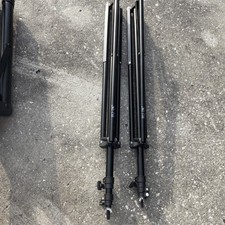 HY-J INC Pair of Black Light Stands for Photo Studio Photography Equipment