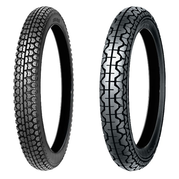 TYRE PAIR MITAS 3.50-18 62P H-03 + 3.50-16 58S H-06