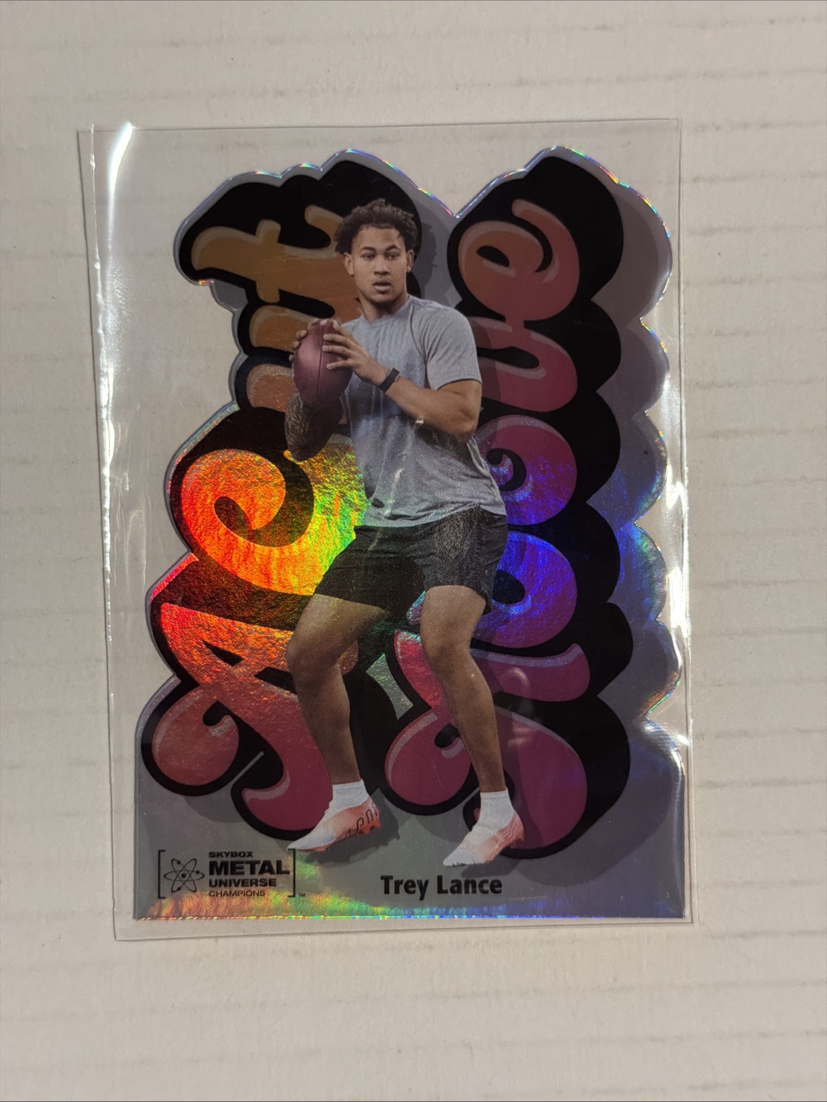 2021 Skybox Metal Universe Champions A Cut above Trey Lance ACA-11 (RC)