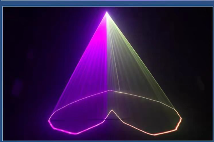 3Wフルカラーレーザーライト（未使用品） ILDA、DMX対応 Laser Light 3W RGB DMX ILDA 3D Animation Lazer Show Lighting Disco