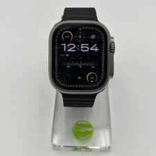 Unlocked Apple Watch Ultra 2 49MM Natural Titanium Black Ocean Band MX4P3LW/A