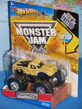 HOT WHEELS MONSTER JAM TRUCK BULLDOZER 38/80 TATTOO ADVANCE AUTO PARTS BRAND NEW