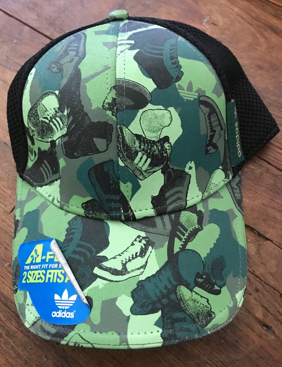 Adidas Originals Men's Camo Green Various Sneakers Relaxed Fitted